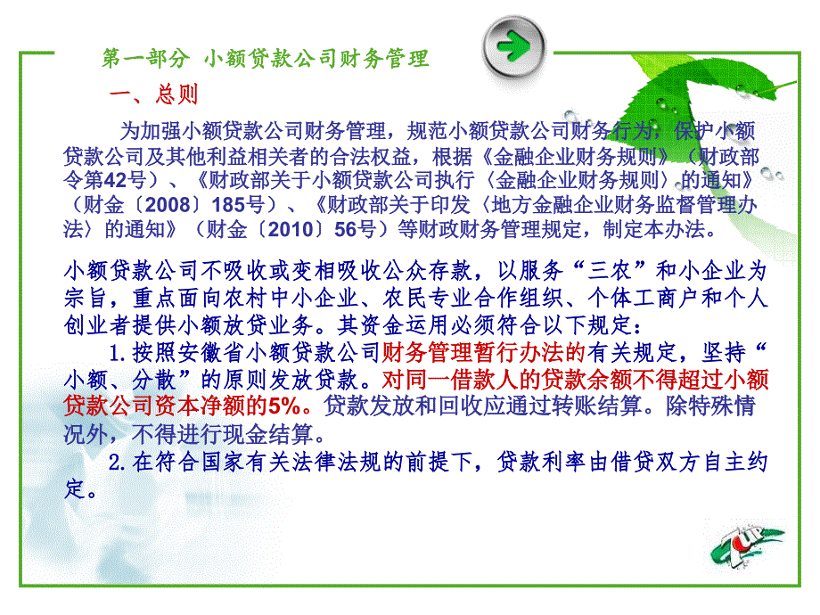 小额贷款公司会计核算与财务管理_第3页