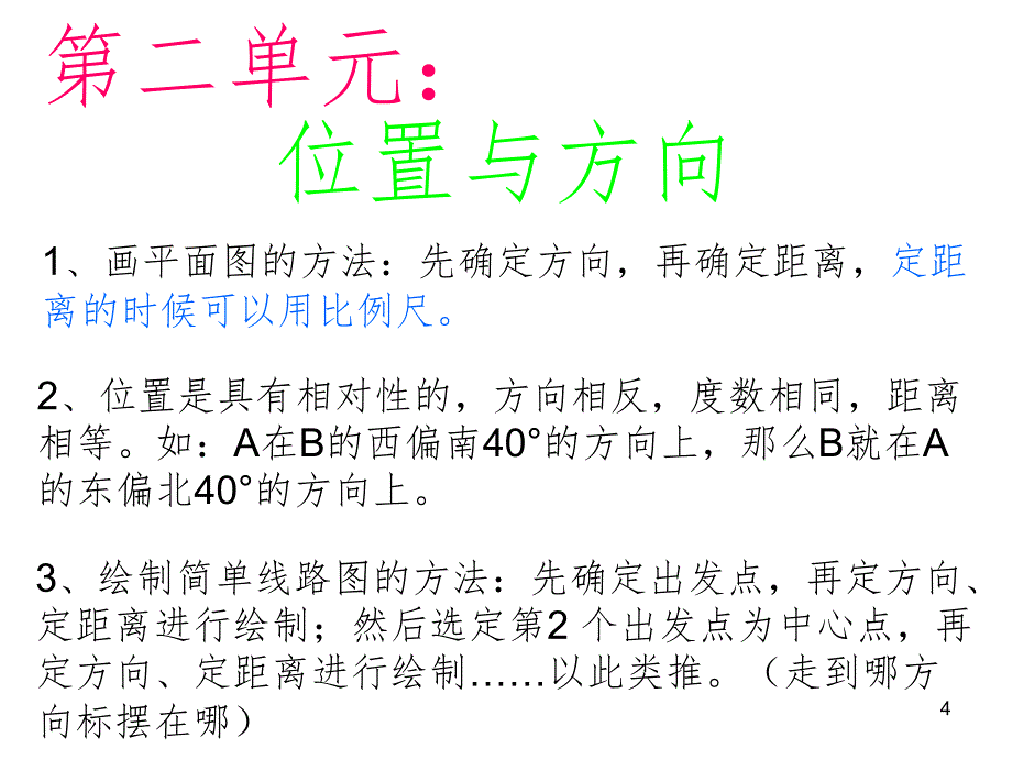 人教版四年级下册数学复习提纲PPT课件_第4页