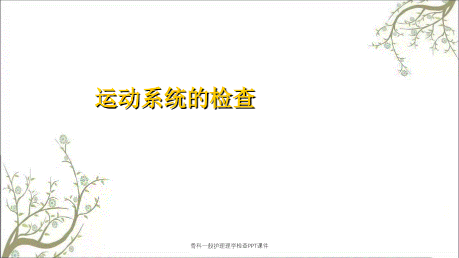 骨科一般护理理学检查PPT课件_第3页