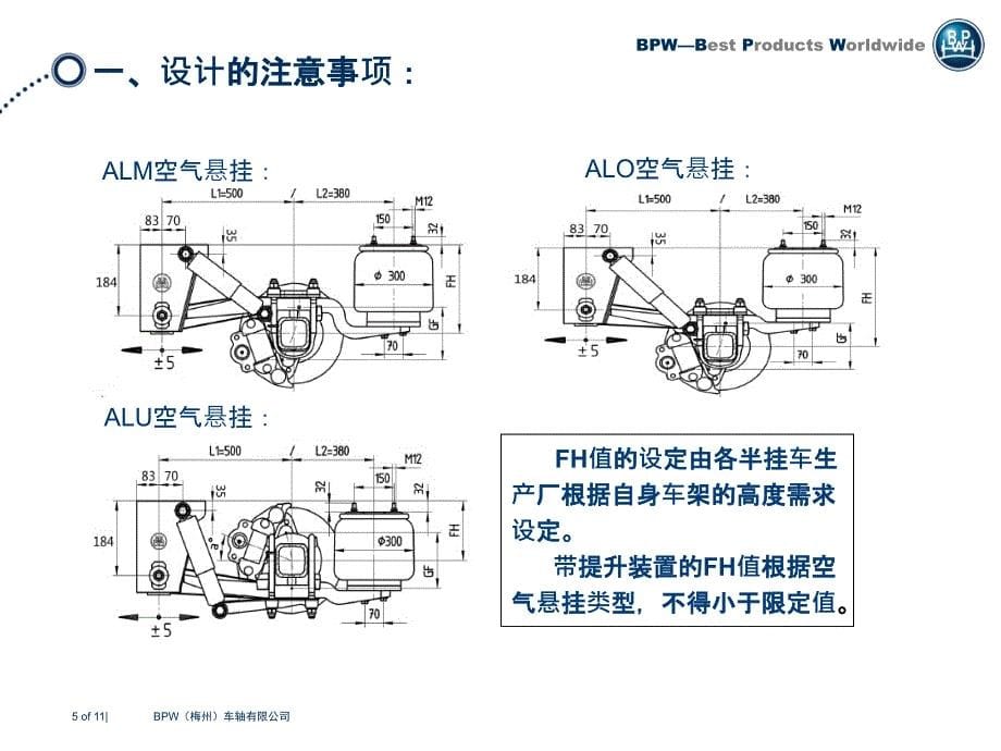 BPW空气悬挂安装技术指引_第5页