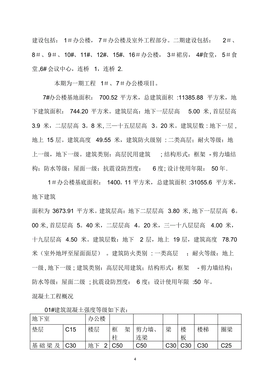 建筑工程检验批划分专项施工方案(DO_第4页