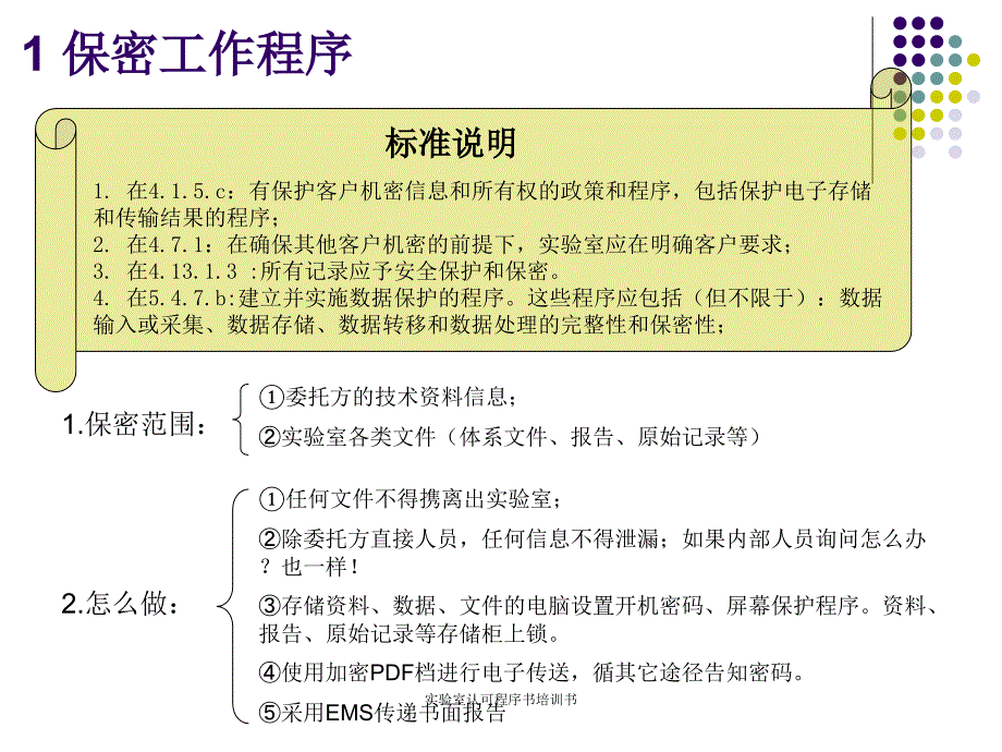 实验室认可程序书培训书课件_第2页