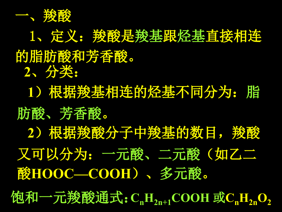 化学 有机化学基础 第三章第三节羧酸和酯（1）_第4页