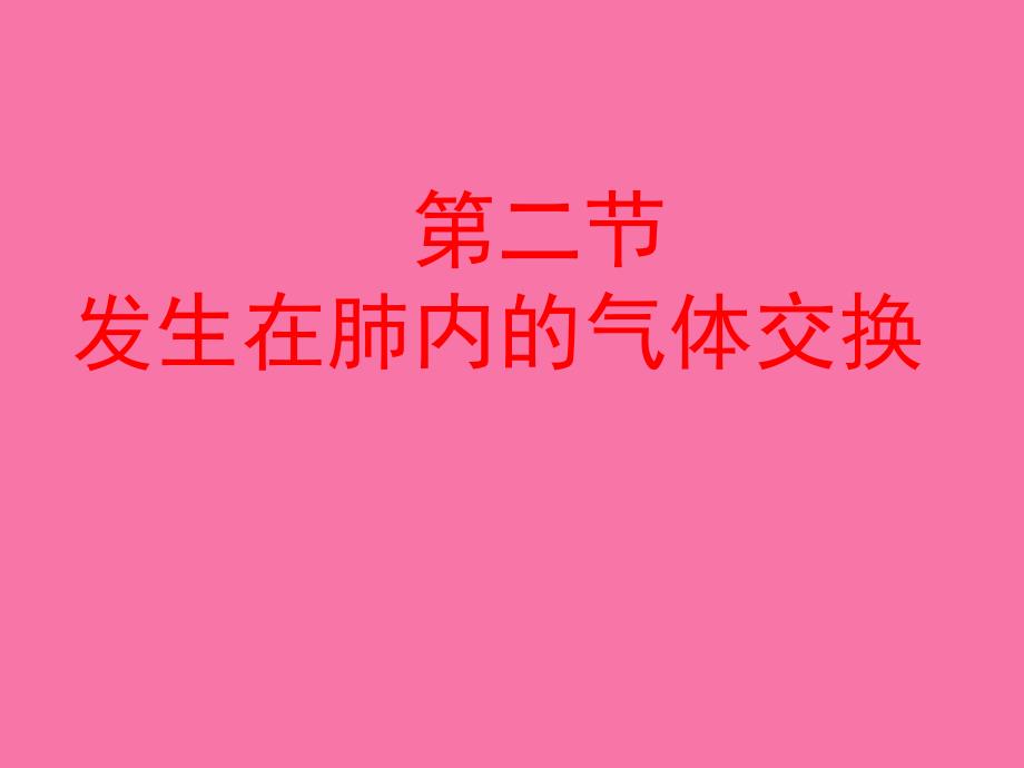 七年级生物下册32发生在肺内的气体交换ppt课件_第1页