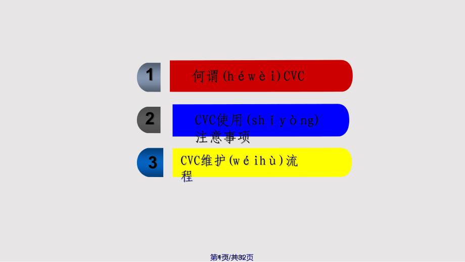 CVC使用原则与维护流程实用实用教案_第1页