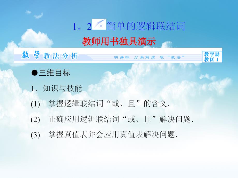 最新苏教版高中数学选修21第一章常用的逻辑用语1.2ppt课件_第2页