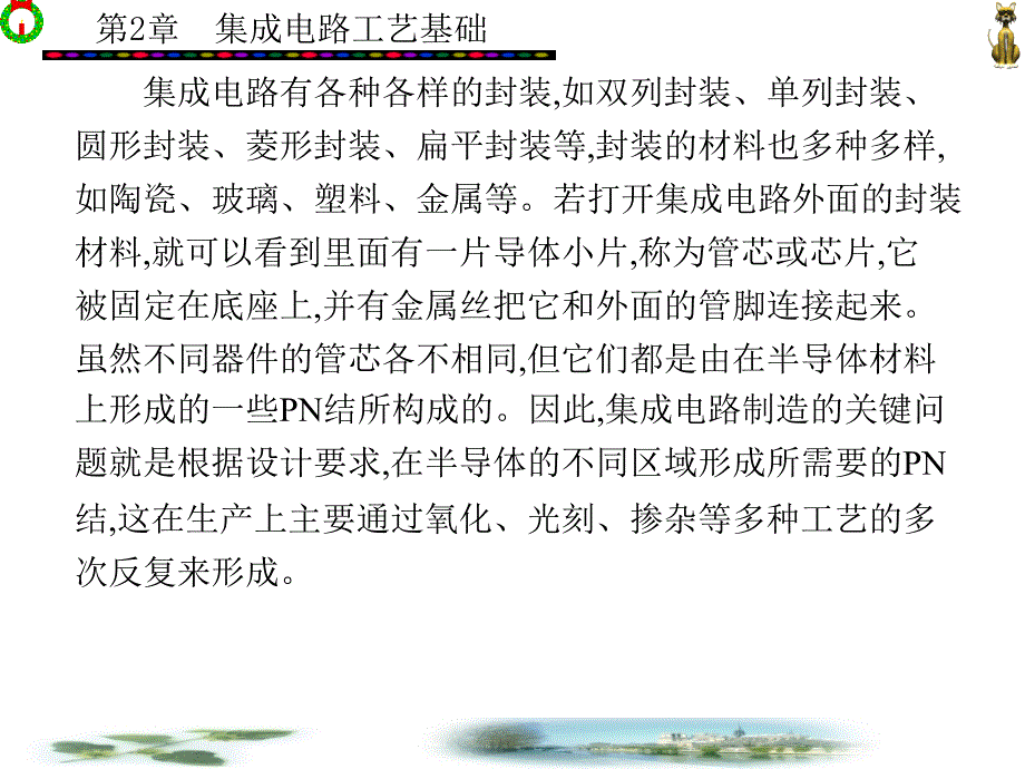 专用集成电路设计实践西电版第章 集成电路工艺基础_第3页