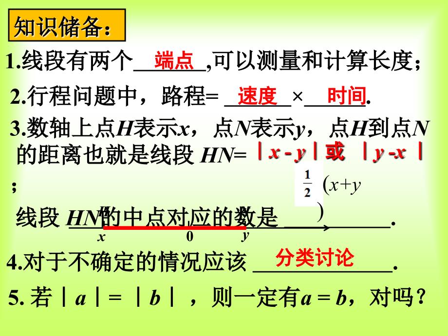 数轴上的动点课件_第2页