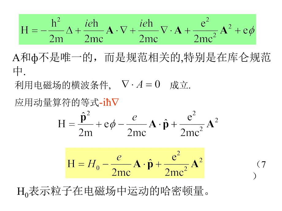 七章节ChragedparticlesinMagneticFields和中心势场_第4页