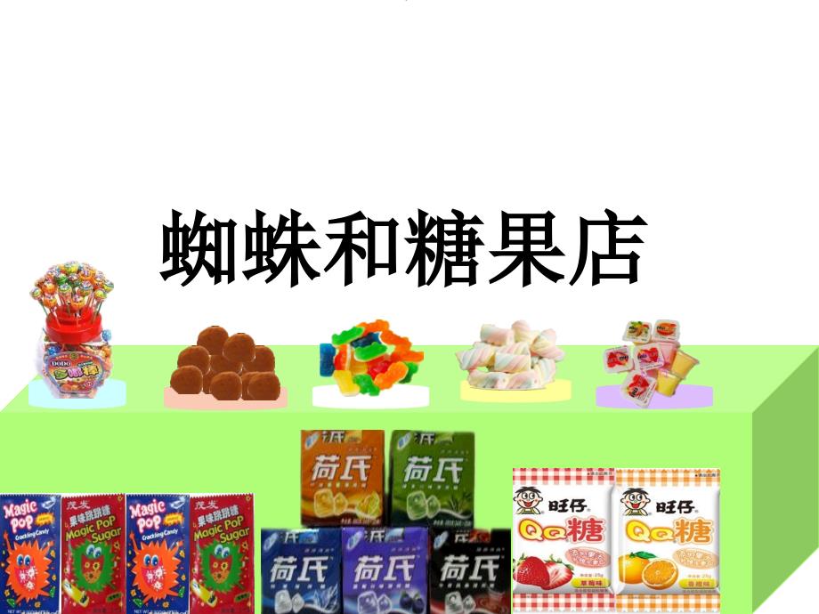 大班数学绘本：蜘蛛和糖果店_第1页