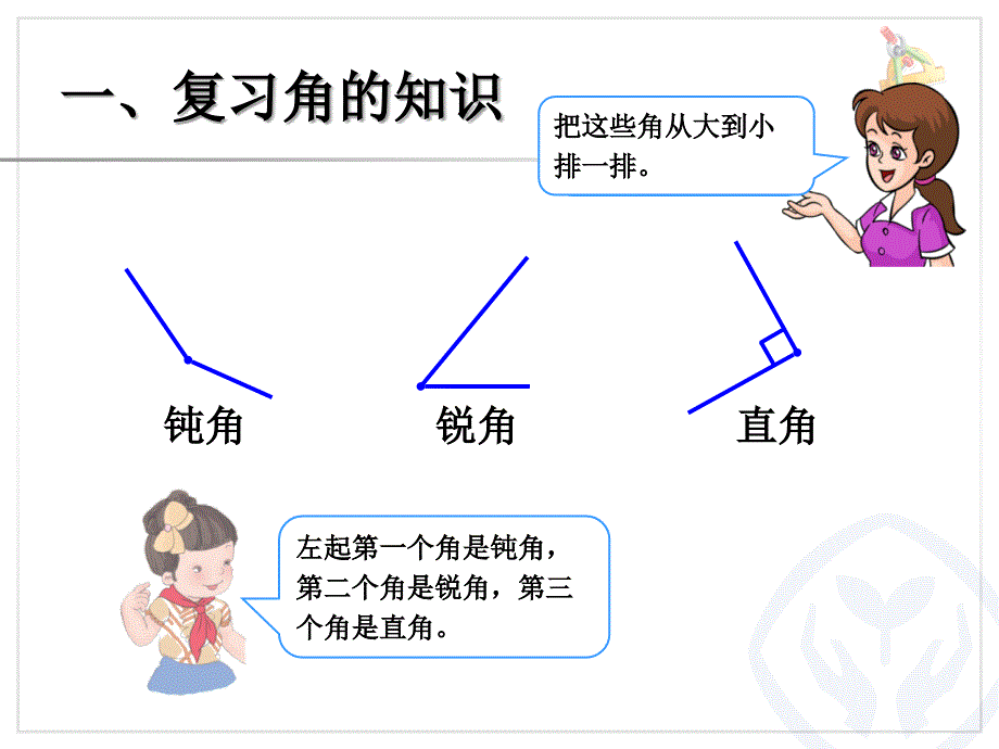 9角的认识和时间的认识课件_第3页