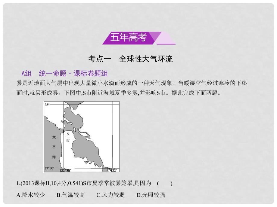 高考地理专题复习 第三单元 地球上的大气 第二节 大气环流与气候课件 新人教版_第2页