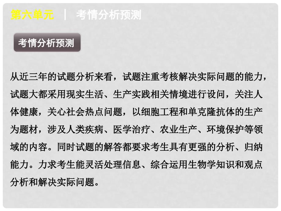 浙江省高考生物二轮复习 选修部分课件 新课标_第3页