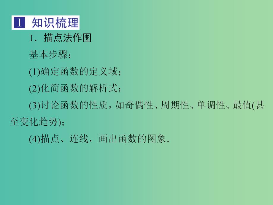 2019届高考数学总复习 第二单元 函数 第12讲 函数的图象与变换课件.ppt_第3页