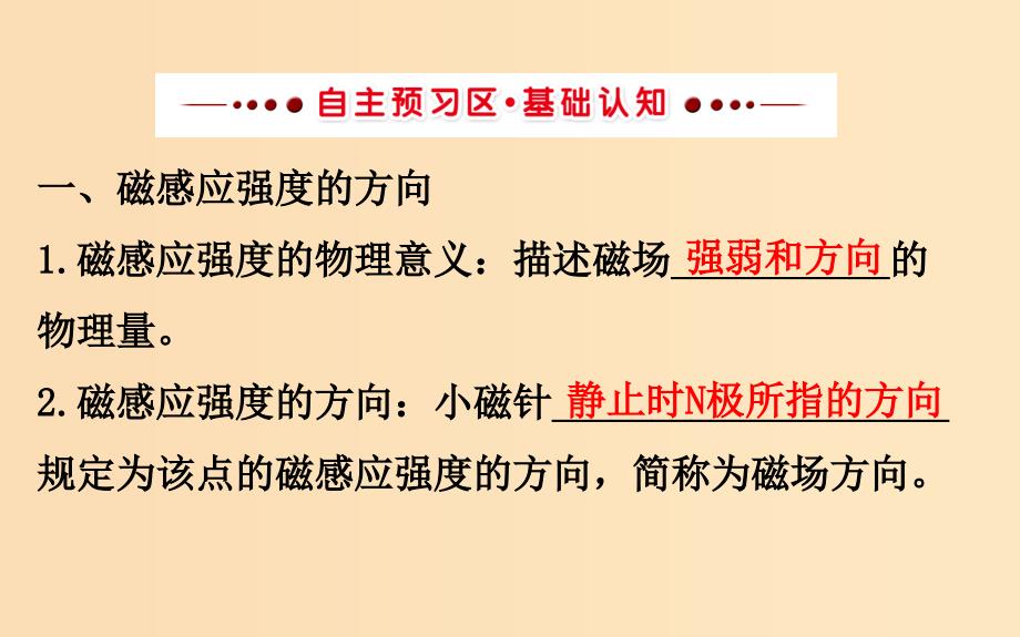 2018-2019高中物理 第三章 磁场 3.2 磁感应强度课件 新人教版选修3-1.ppt_第3页