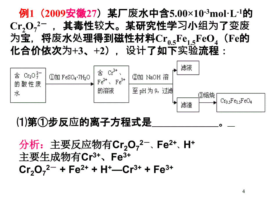 氧化还原反应方程式的书写_第4页