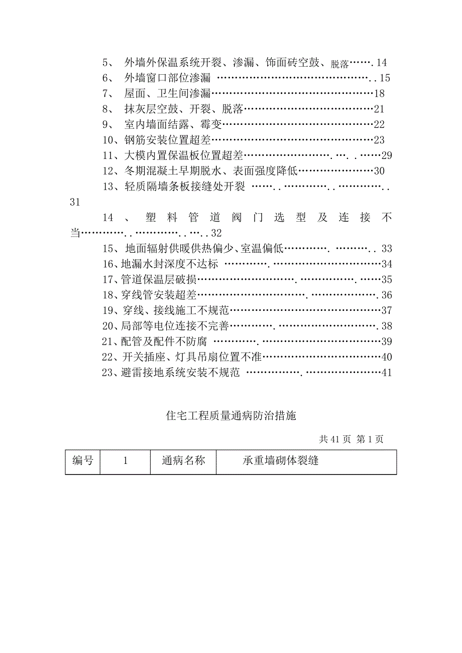 唐山市住宅工程质量通病防治措施41744_第4页