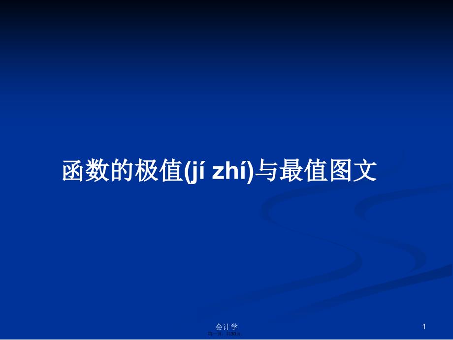 函数的极值与最值图文学习教案_第1页