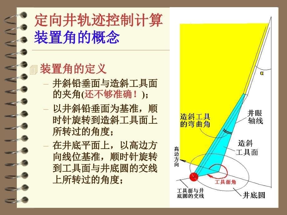 造斜工具的装置方位计算_第5页