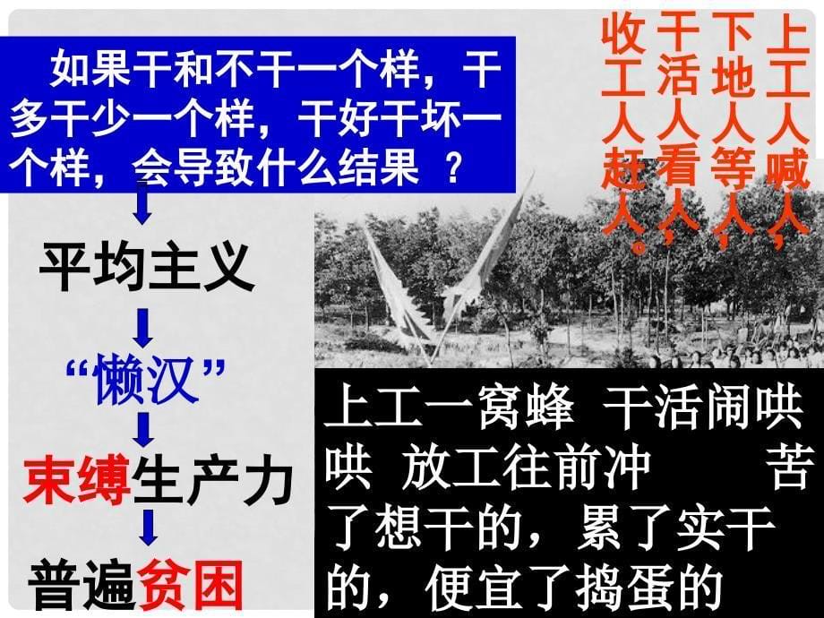 江西省新干二中高中政治 7.1分配制度课件课件 新人教版必修1_第5页