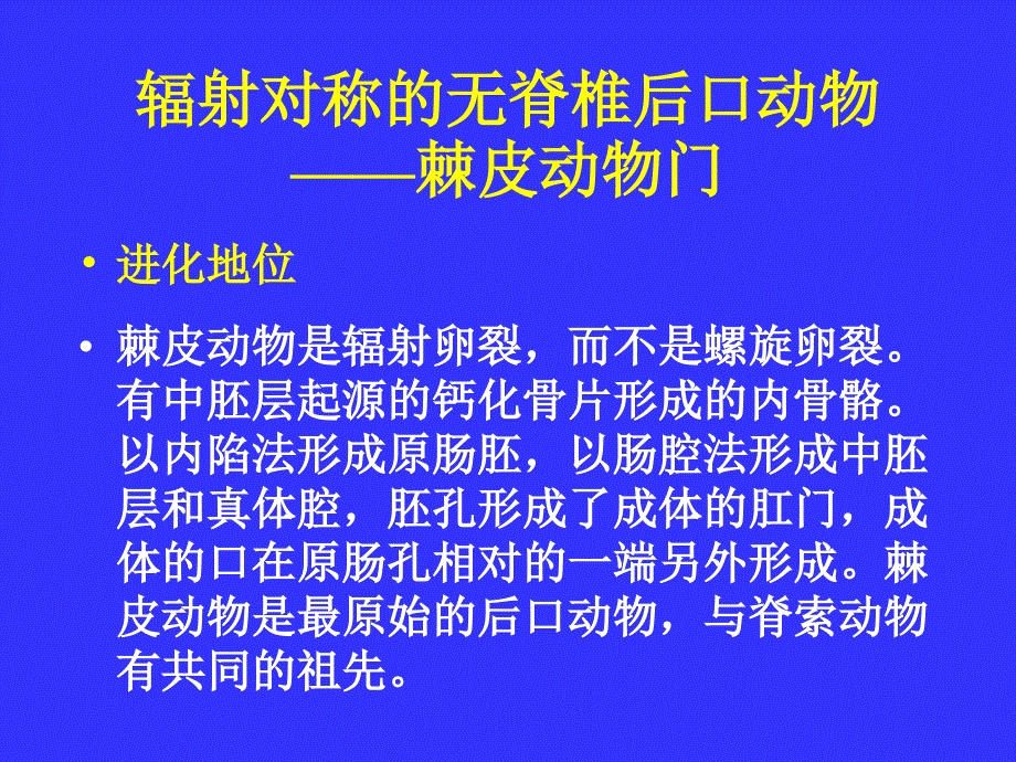 动物生物学：棘皮动物门_第3页