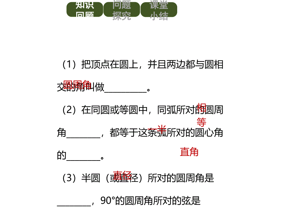 最新人教版数学九年级上册24.1.4《圆周角》ppt课件_第3页