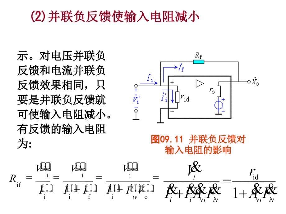 并联负反馈使输入电阻减小模拟电子技术基础_第5页