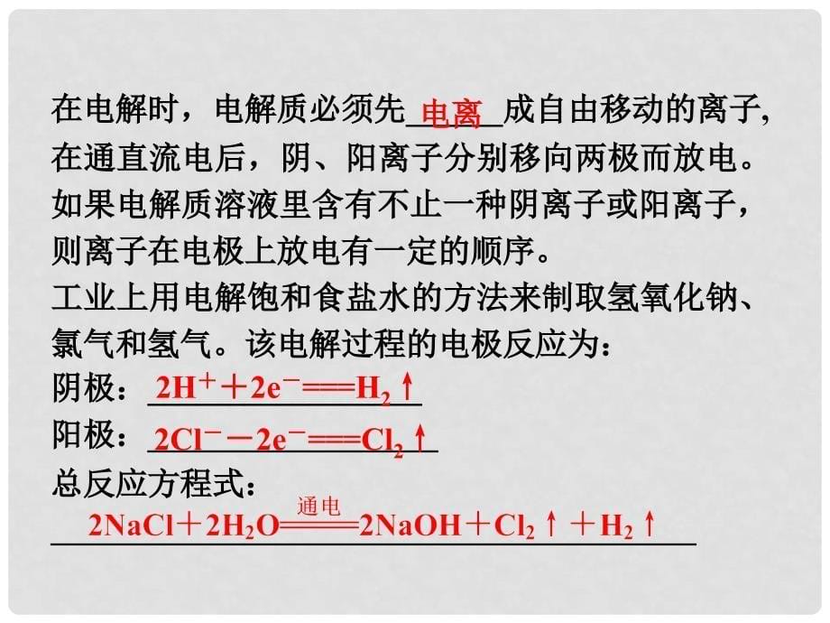 高中化学 专题五 电化学问题研究 课题2 电解与电镀（第2课时）课件 苏教版选修6_第5页