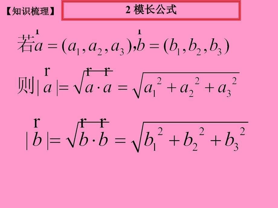 人教版高中数学课件：空间向量及其坐标运算(B)_第5页