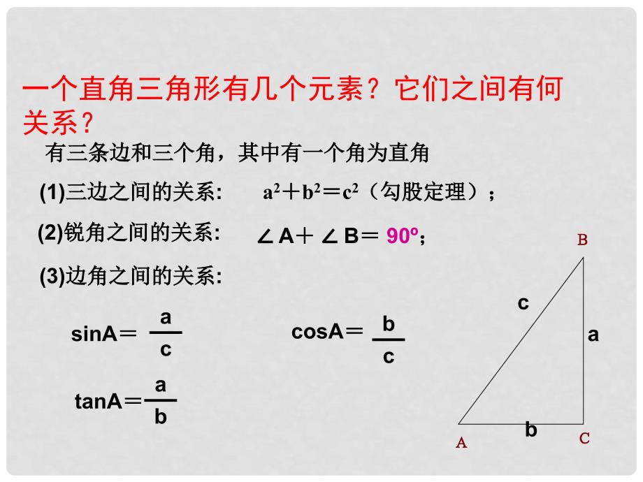 九年级数学下册 28.2.1 解直角三角形课件 （新版）新人教版_第3页