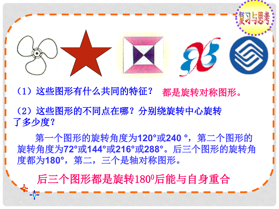 广东省罗定市黎少中学九年级上册 23.2.2 中心对称图形数学课件 新人教版_第2页