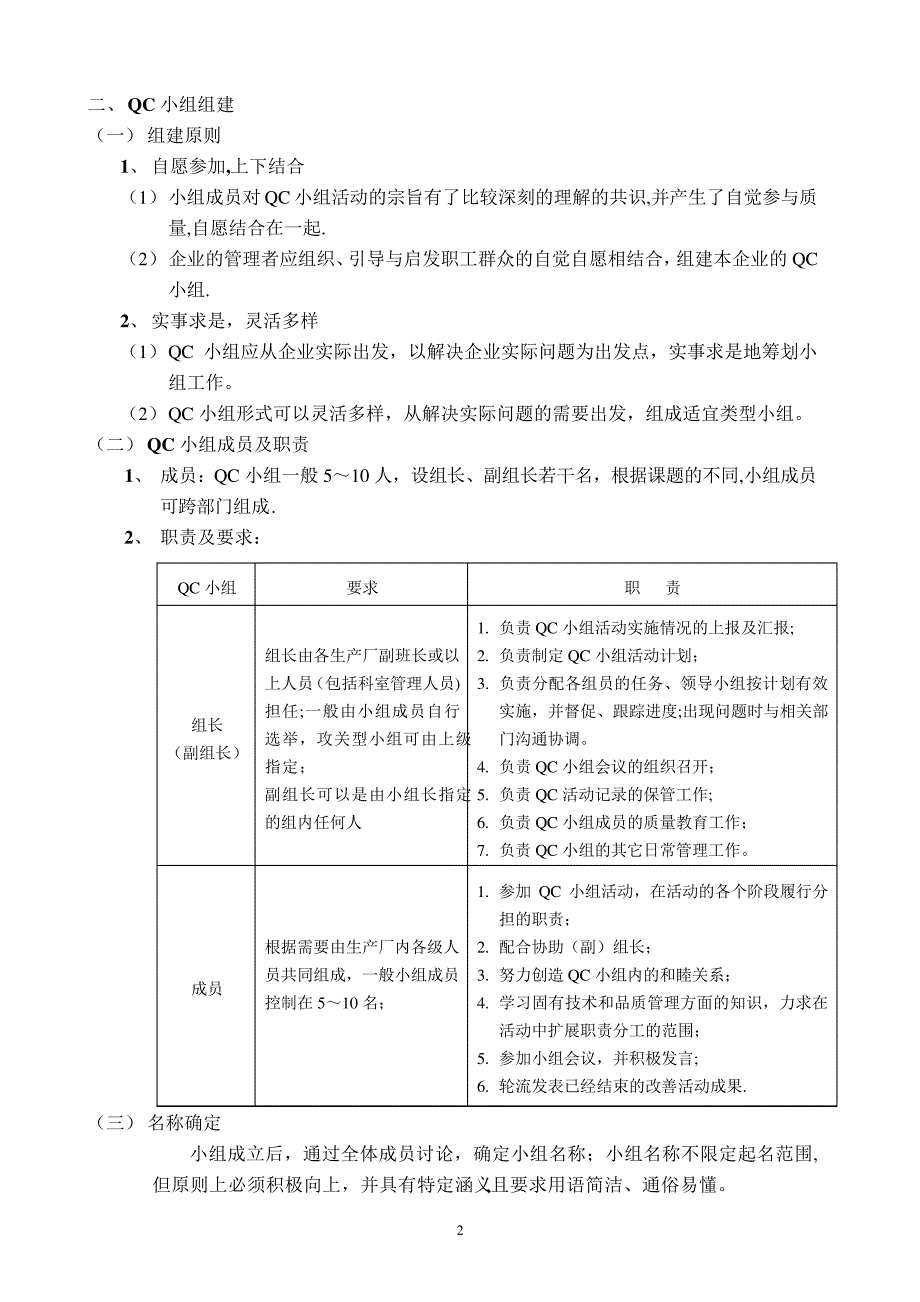 QC小组活动方案_1_第2页