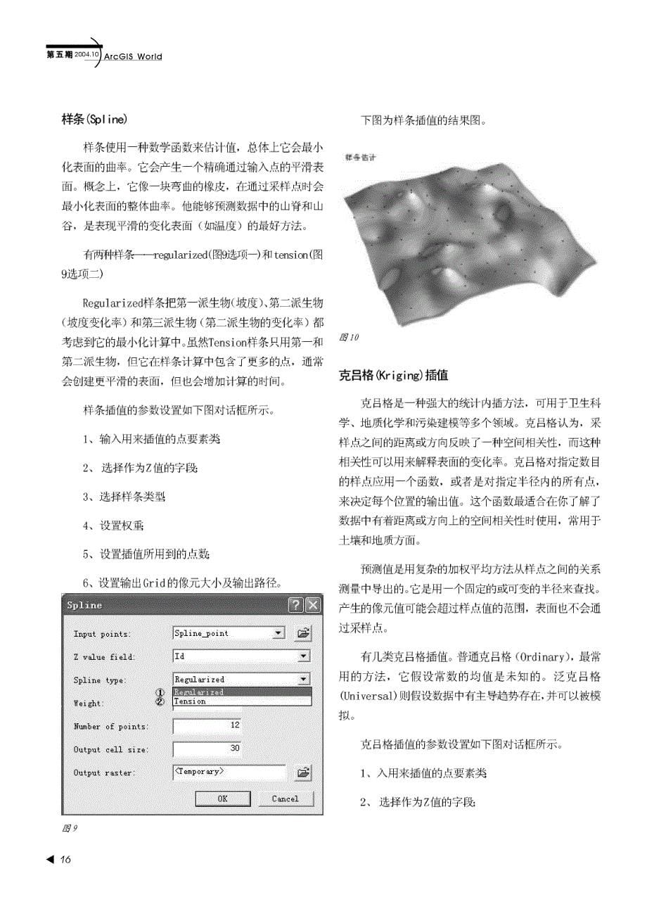 ArcGIS空间分析模块的表面内插_第5页