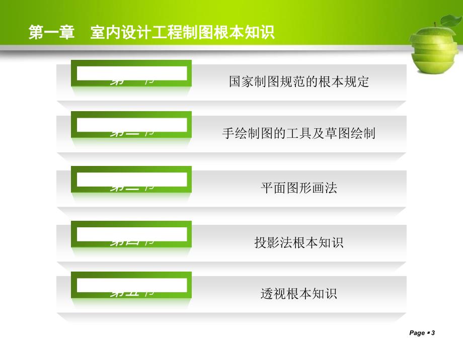 cad施工图室内设计工程制图第一章ppt课件_第3页