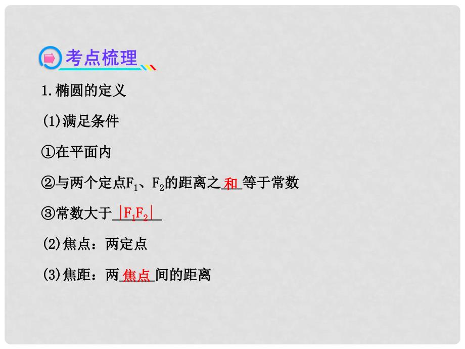 高中数学 （主干知识+典例精析）8.5椭 圆课件 理 新人教B版_第4页