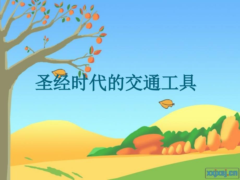 圣经时代的交通工具.ppt_第1页