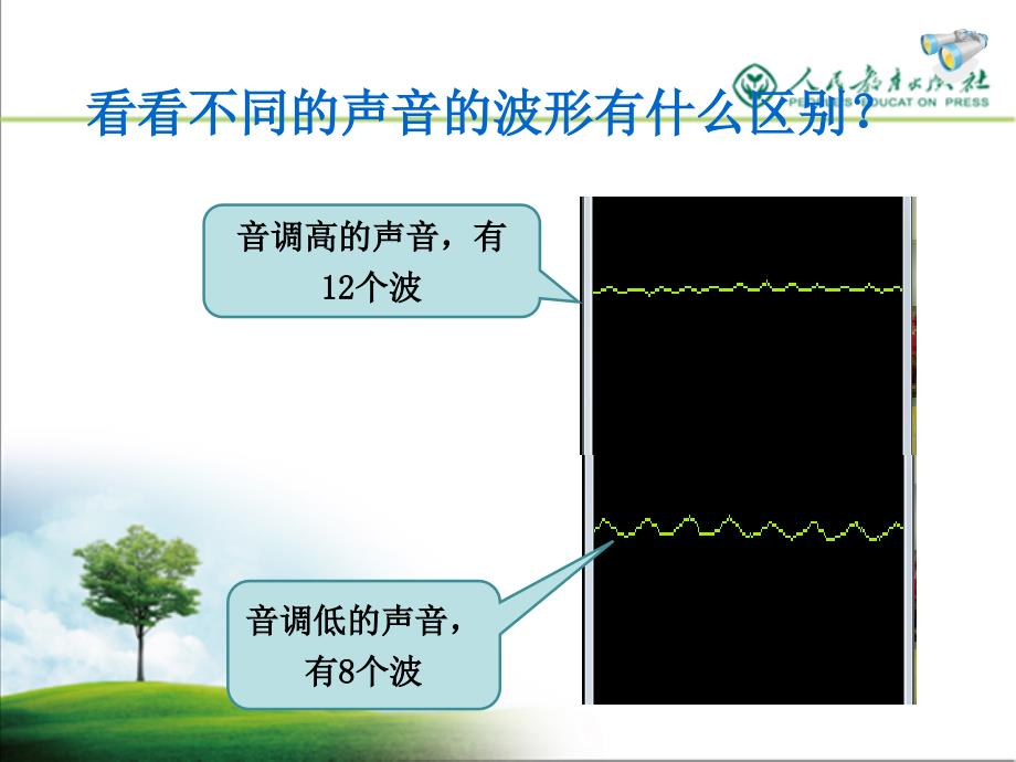 【新人教版八年级物理课件】八年级上册2-2声音的特性_第4页