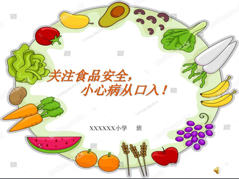 中小学食品安全教育PPT课件_第1页