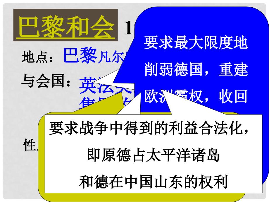 高中历史下册 世界近代现代史《凡尔赛华盛顿体系的建立》课件 大纲人教版_第3页