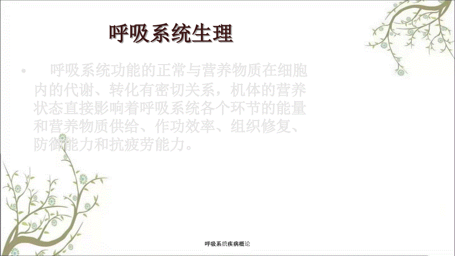 呼吸系统疾病概论课件_第4页