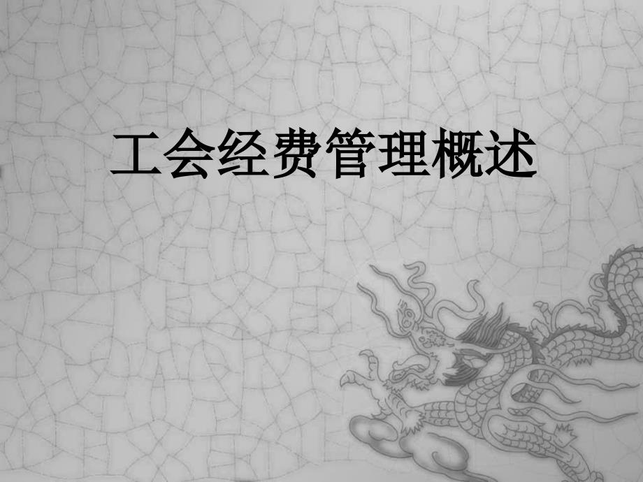 工会经费管理概述PPT课件.ppt_第1页