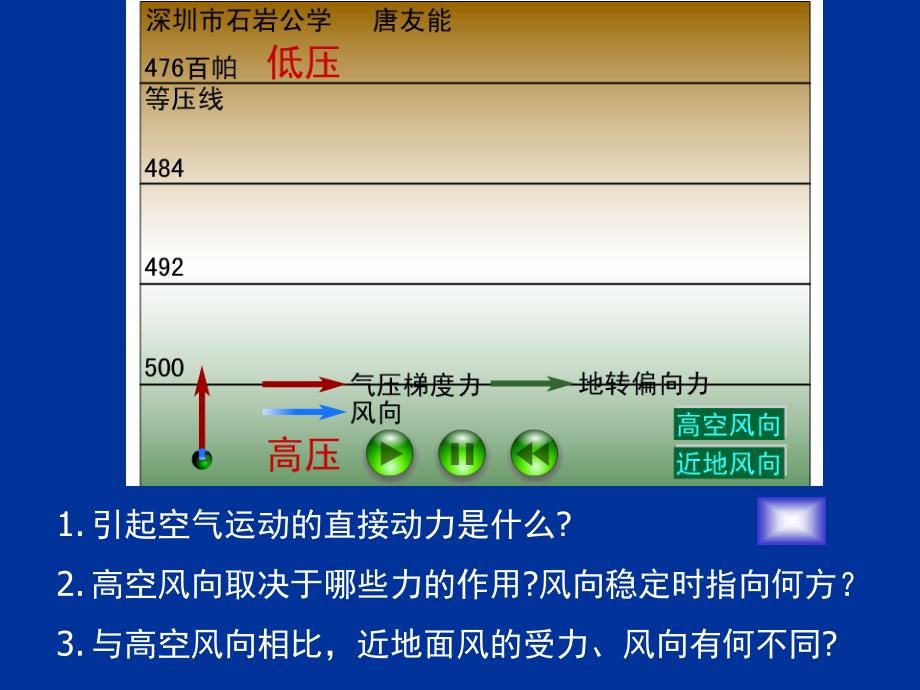 高一地理《大气运动1》课件_第4页