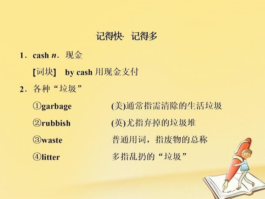 英语 Unit 2 Growing pains Section Ⅱ Welcome to the unit &amp;amp; ReadingLanguage points 牛津译林版必修1_第5页