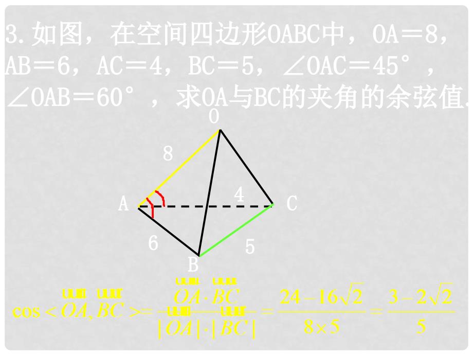 广东省佛山市中大附中三水实验中学高中数学《空间向量的正交分解及坐标表示》课件 新人教A版选修21_第4页