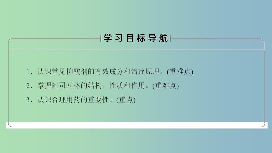 高中化学主题5正确使用化学品课题1装备一个小药箱课件1鲁科版.ppt_第2页