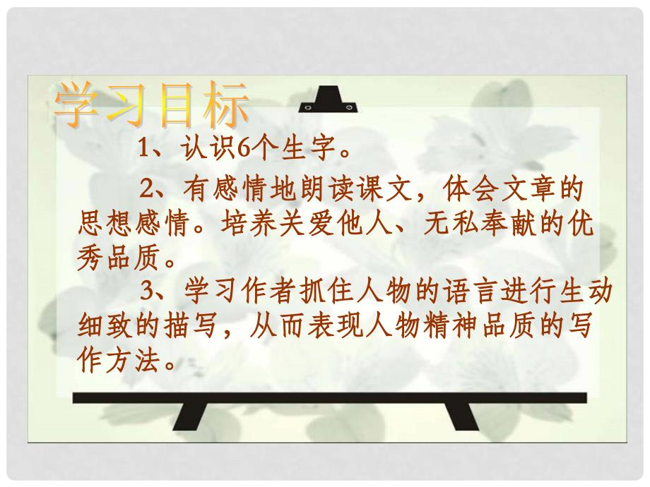 四年级语文下册 第5单元 18.永生的眼睛课件3 新人教版_第2页