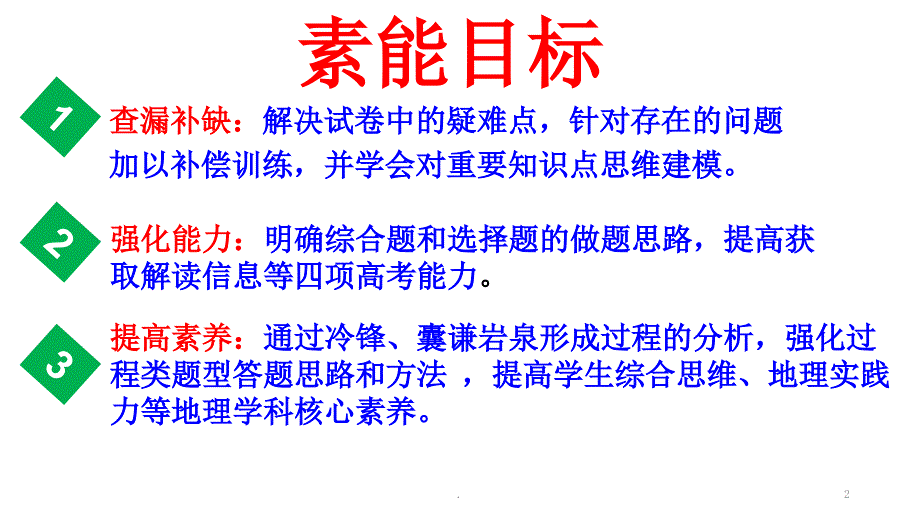 高三地理周周清讲评课优秀课件_第2页