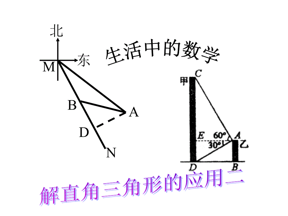 解直角三角形应用2_第1页