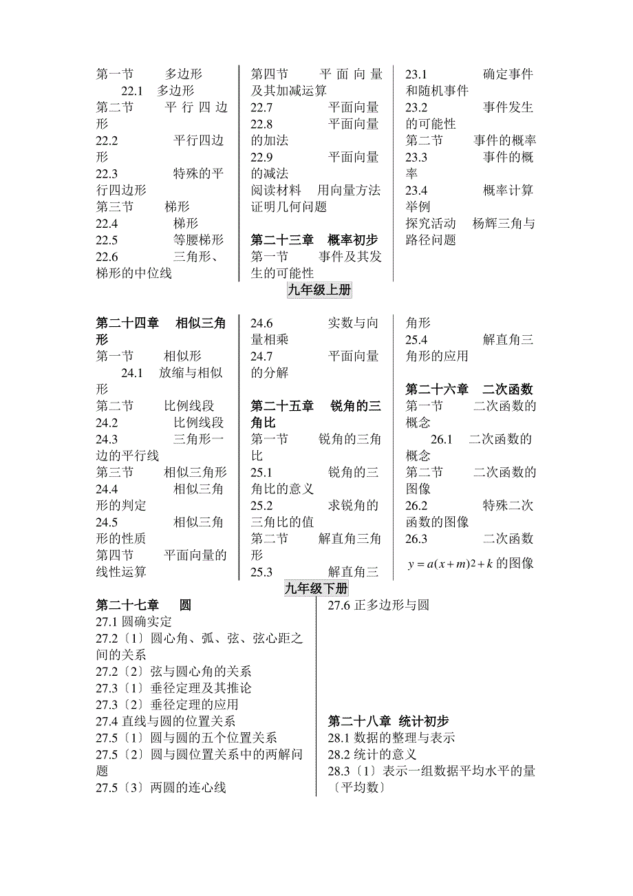 沪教版初中数学目录.doc_第4页