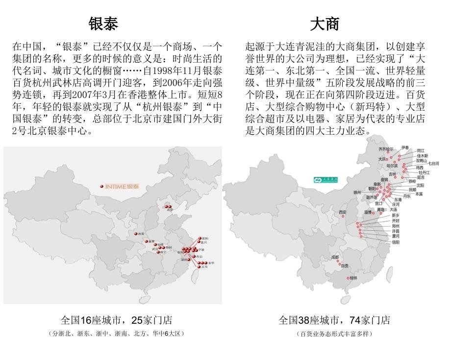 中国各大百货分布.ppt_第2页